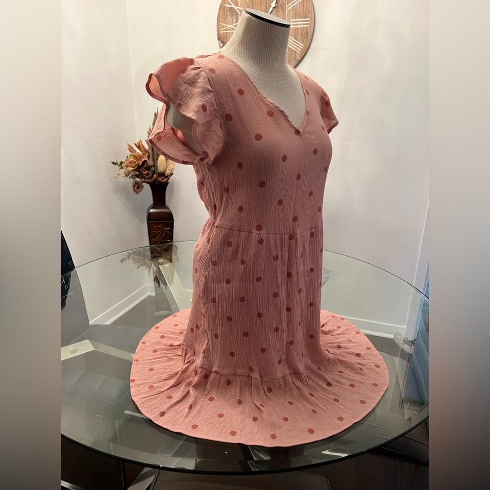 MINE brand dress- size large- PERFECT FOR SPRING TIME